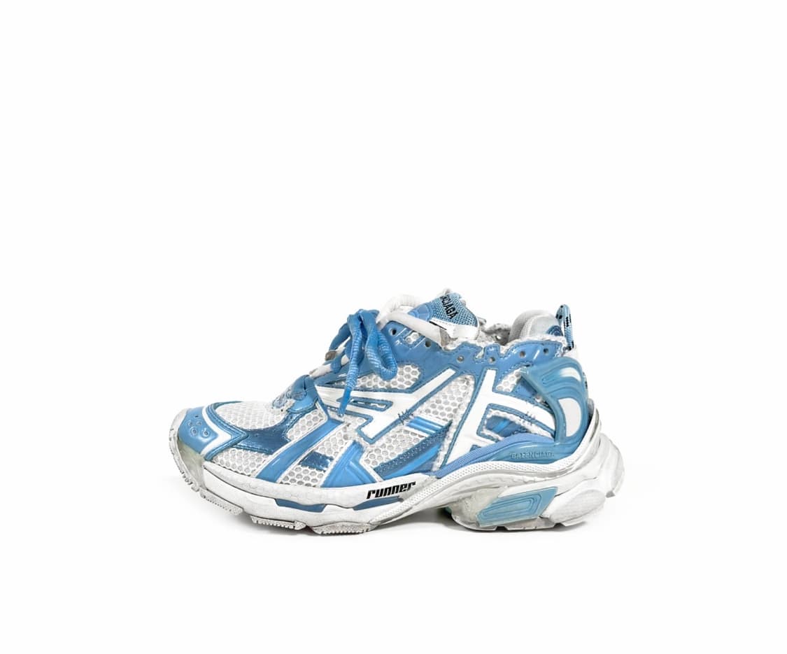 [37] Balenciaga 발렌시아가 뉴러너 러너 스니커즈 라이트블루 상품이미지2