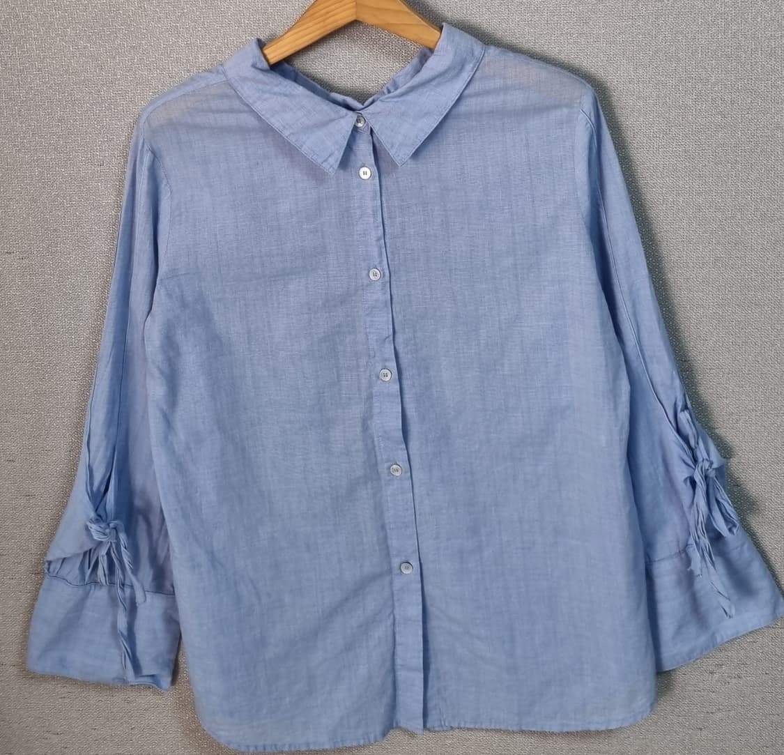 S (55) G-cut 지컷 스카이블루 셔츠 블라우스 상품이미지1