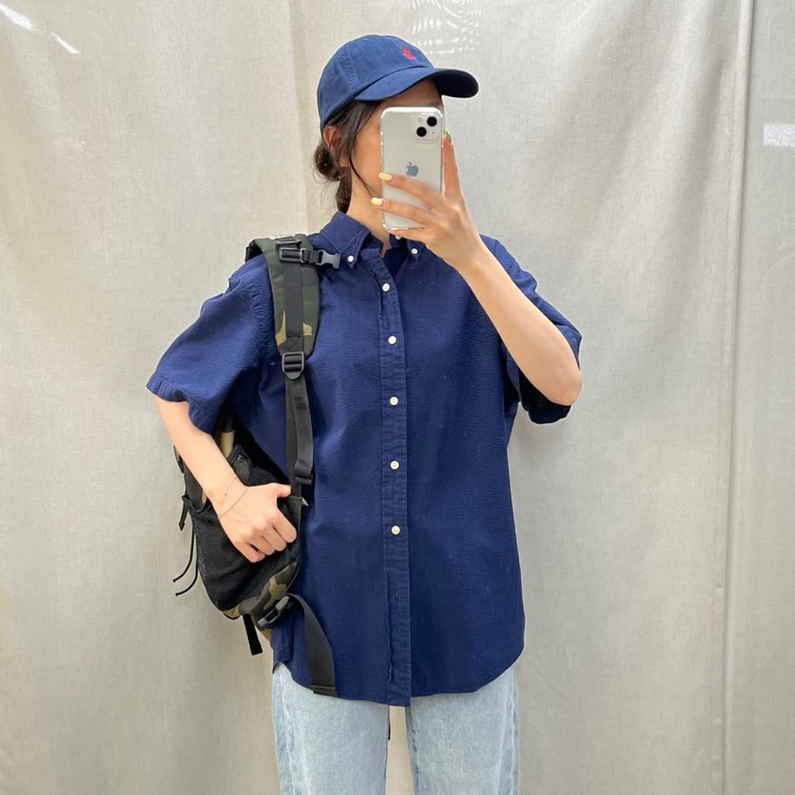 폴로 라프 로렌 시어서커 반팔 셔츠/#3793 상품이미지1