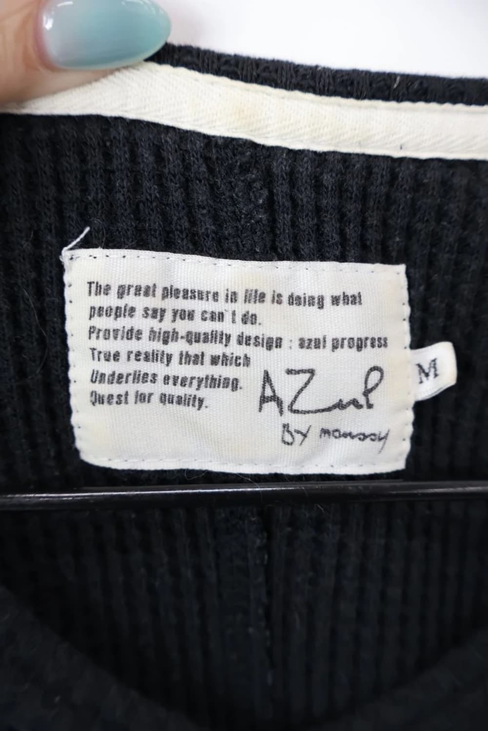 Azul V-Neck Waffle Shirt 상품이미지6