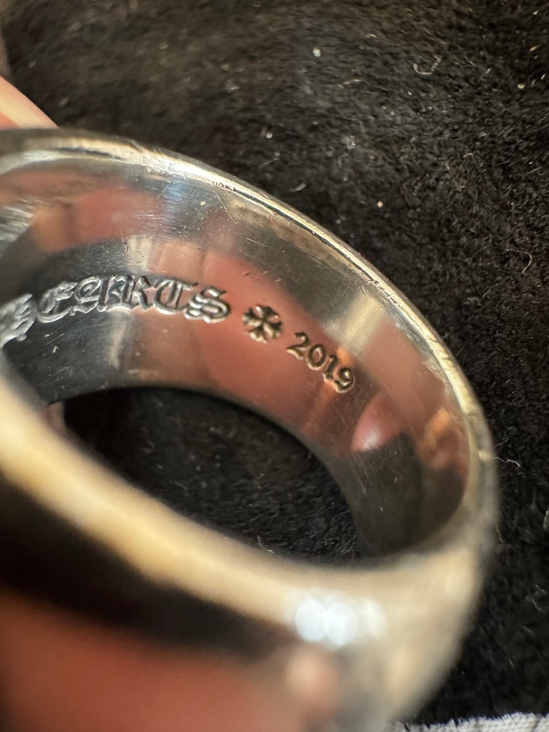 크롬하츠 더블 플로랄 크로스링 v2 8호 상품이미지6