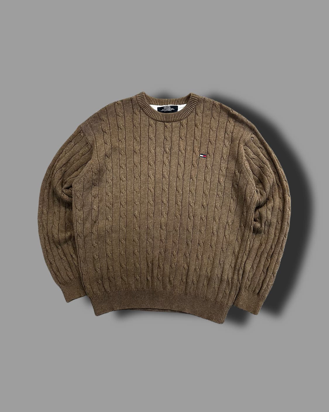 타미 힐피거 브라운 케이블 니트 M 상품이미지4