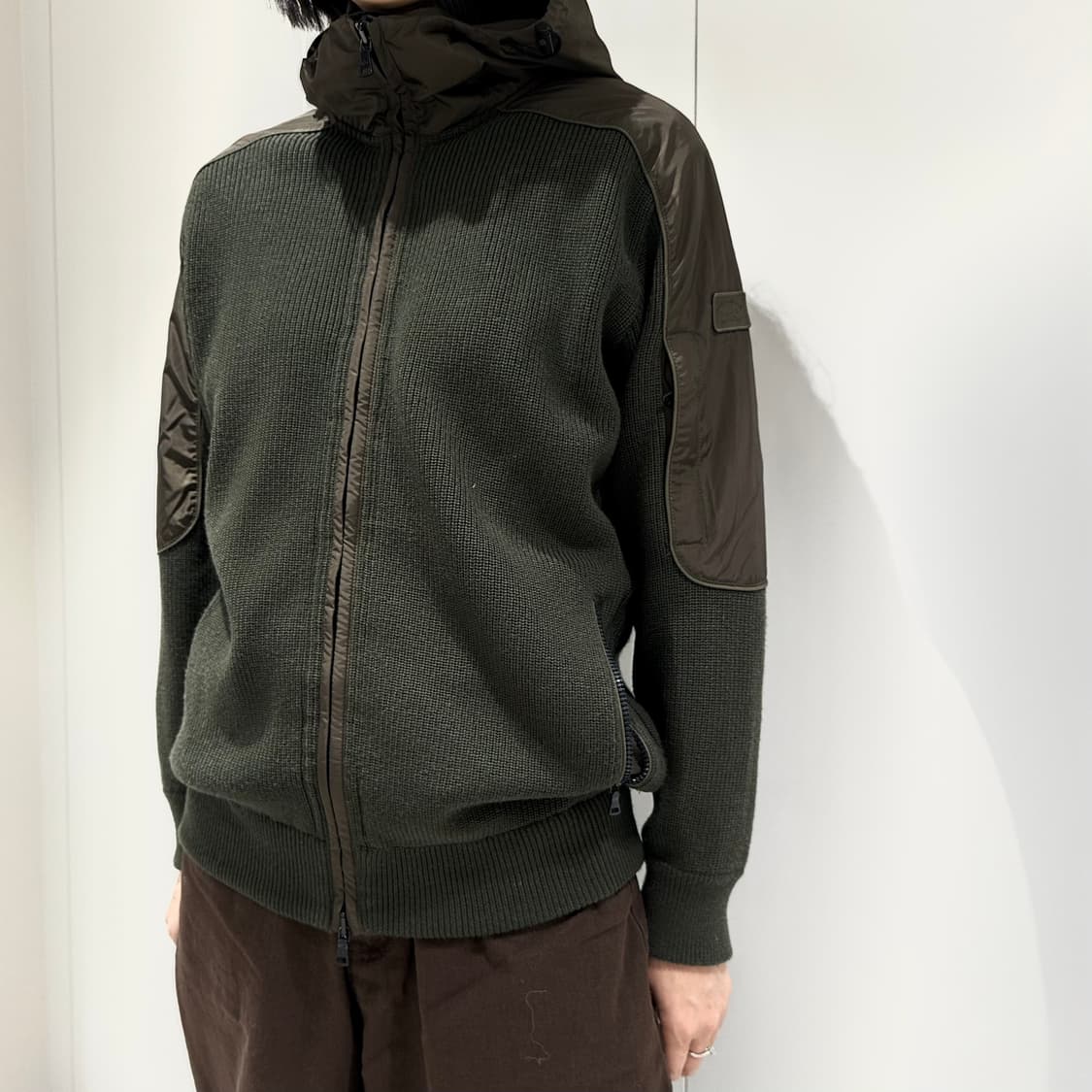 폴앤샤크 텍티컬 리리지퍼 나일론 니트 후드집업 상품이미지2