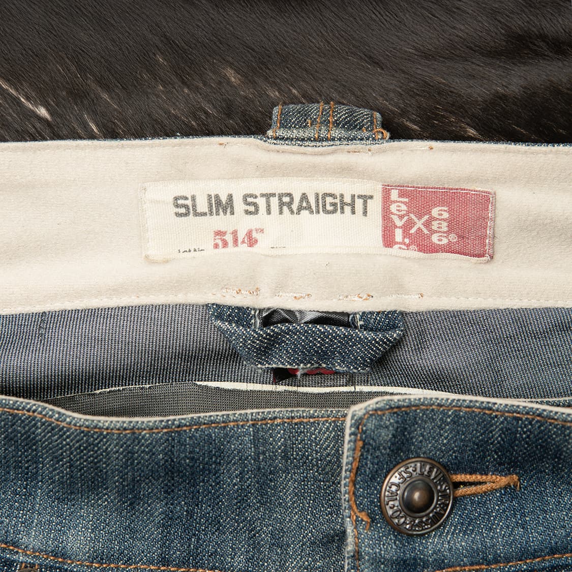 [36] 00s 리바이스 x 686 콜라보레이션 스노우보드 데님팬츠  상품이미지9