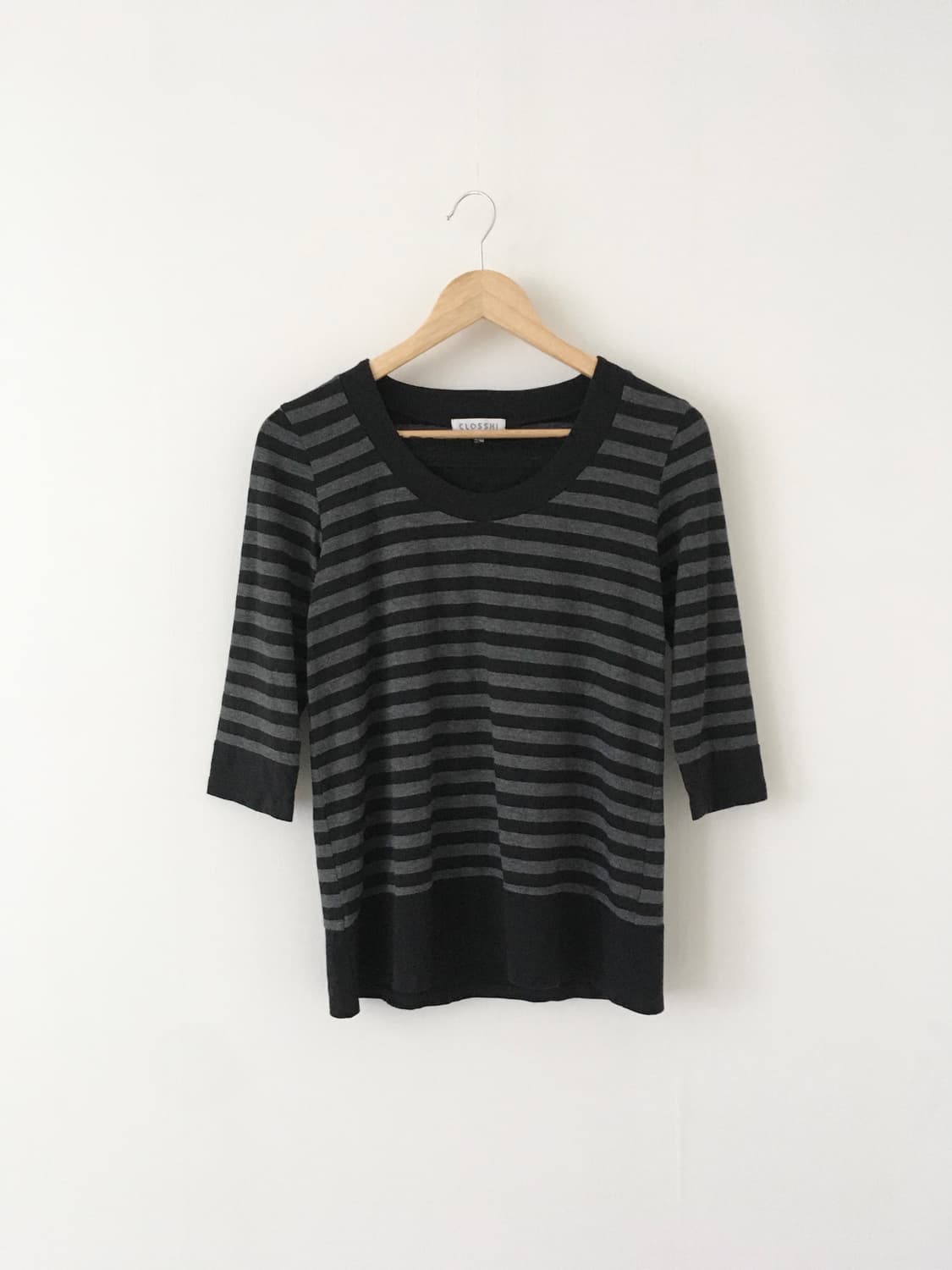 stripe lace top 상품이미지2