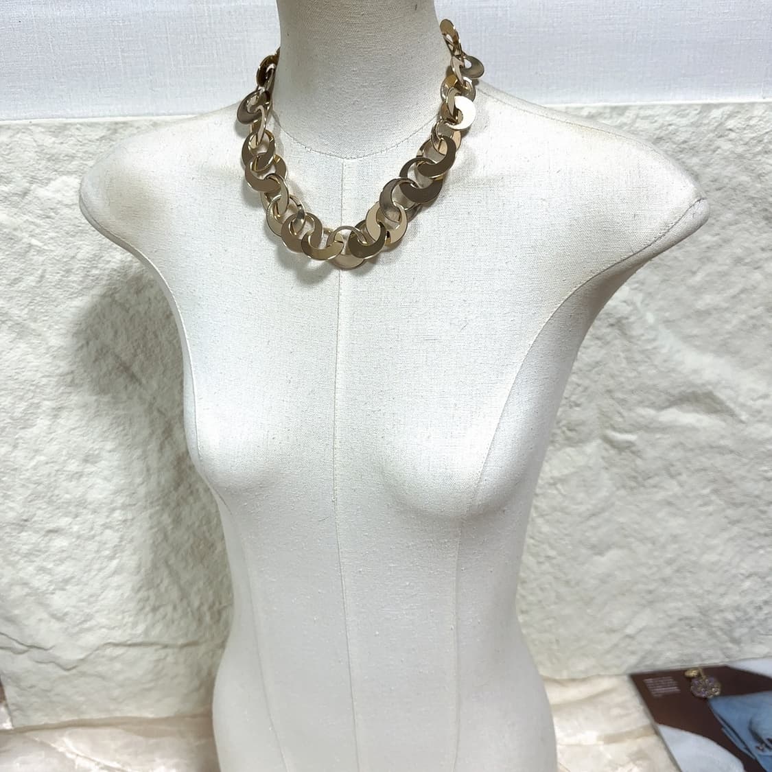 빈티지 charming Charlie 미러 링 목걸이 상품이미지1