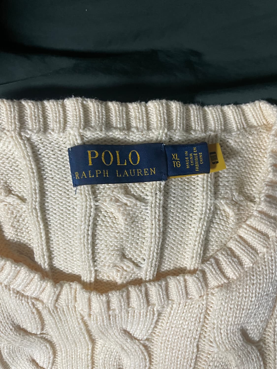 폴로 꽈배기 니트 상품이미지2