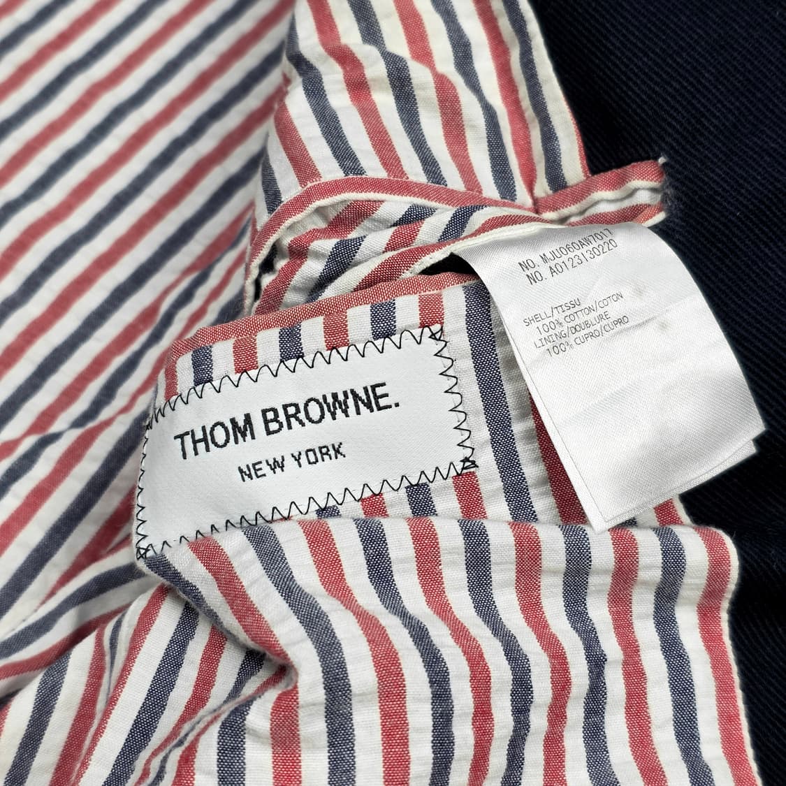 톰브라운 코튼 트윌 블레이저 자켓 상품이미지7