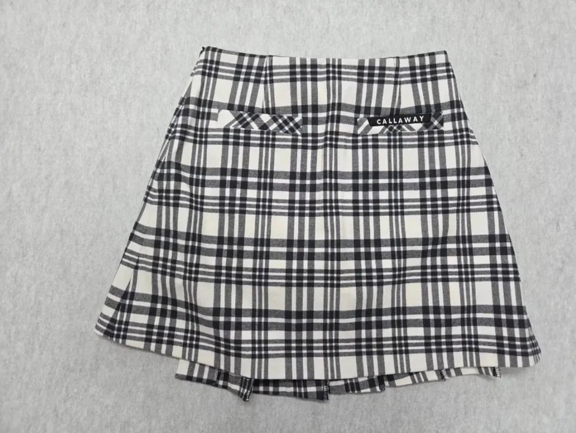 여성 70 캘러웨이 골프웨어 체크패턴 스커트 상품이미지4