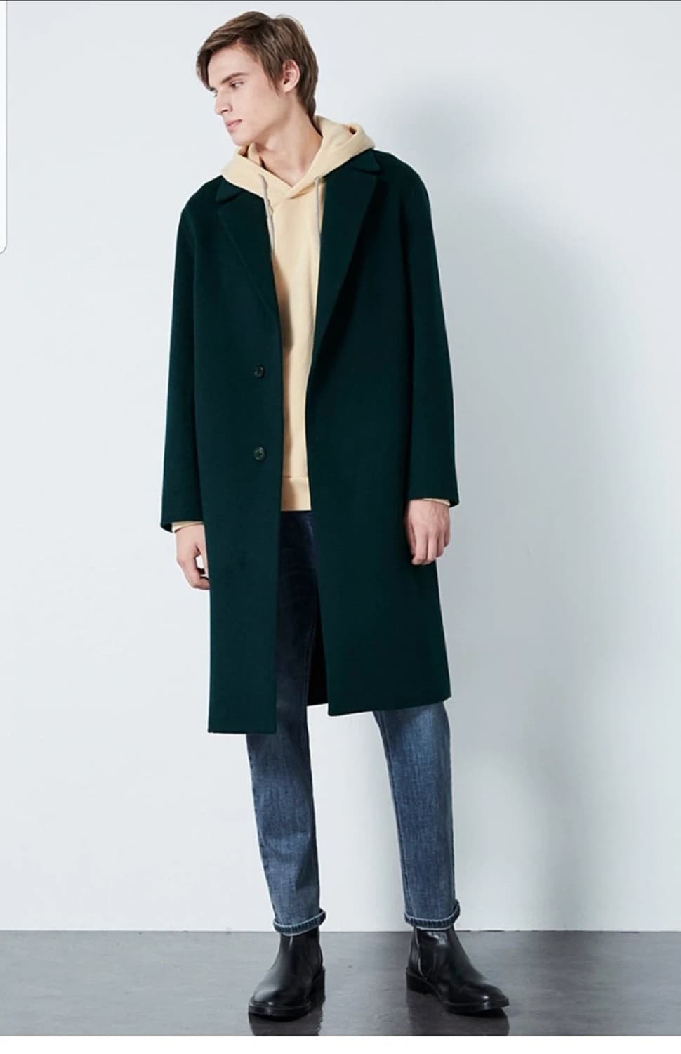 타임옴므 싱글코트 더콰이즈색상(100) 상품이미지4