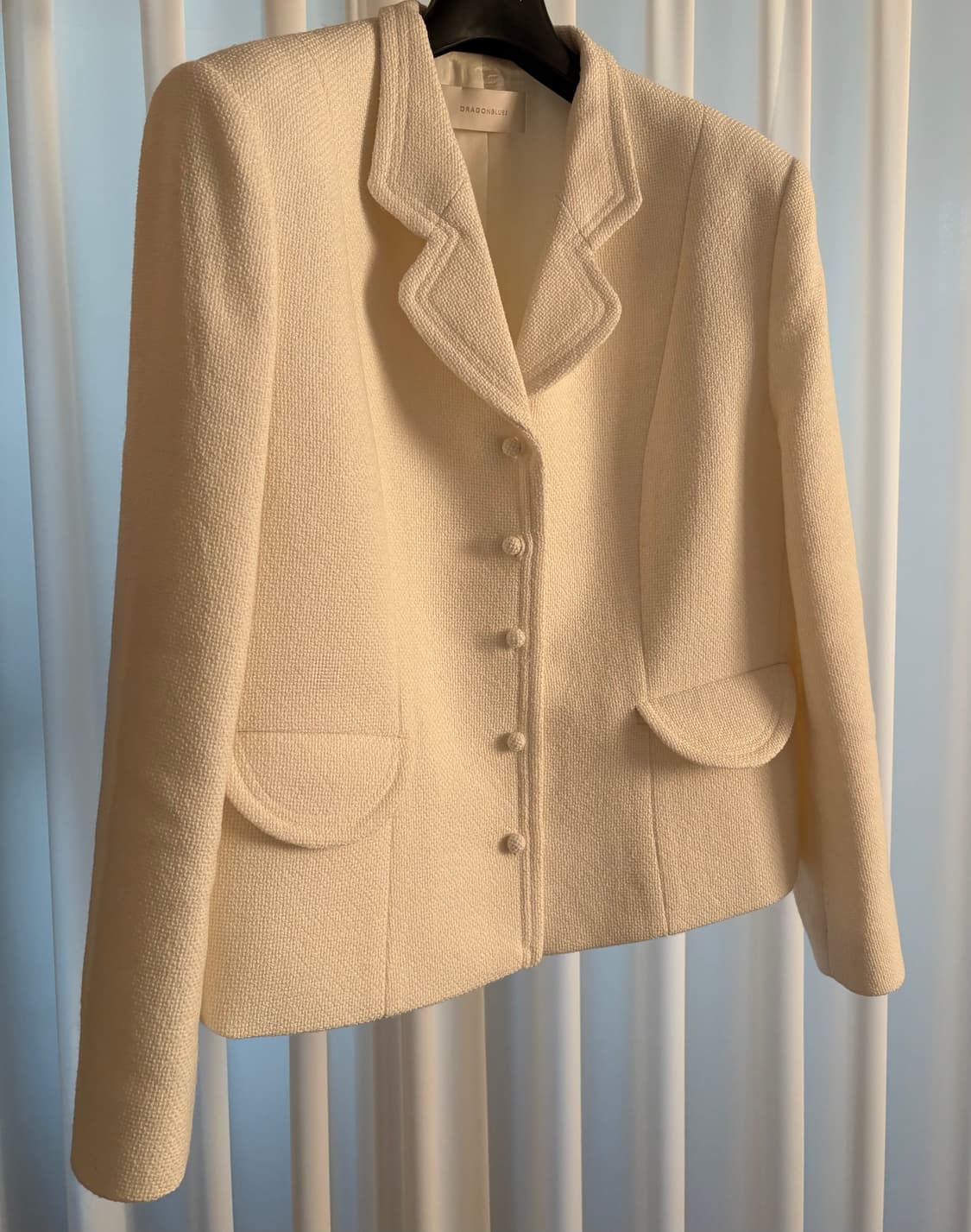 드래곤블루스 라운드 플랩 트위드 자켓 상품이미지1