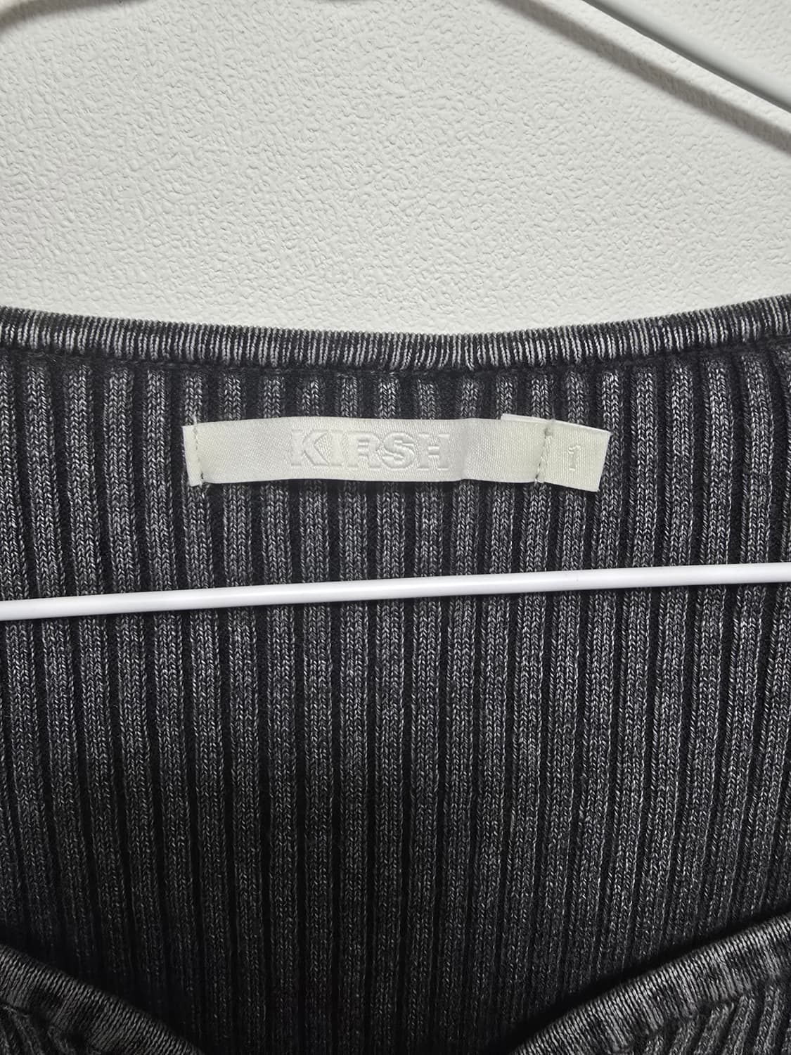 스위트 하트 피그먼트 롱 슬리브 (차콜) 상품이미지2