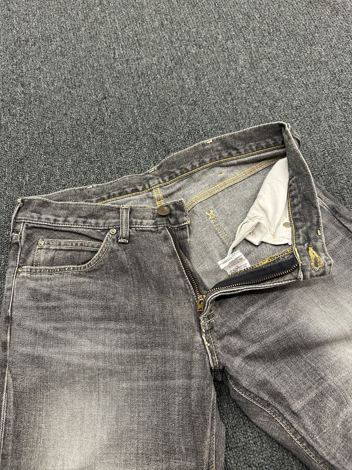 31) LEE 리 그레이 워싱 흑청 데님팬츠 상품이미지4