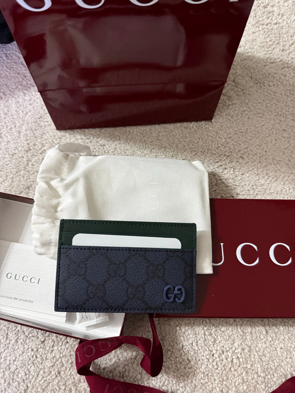 구찌 카드지갑 새상품(신강제품) 상품이미지2