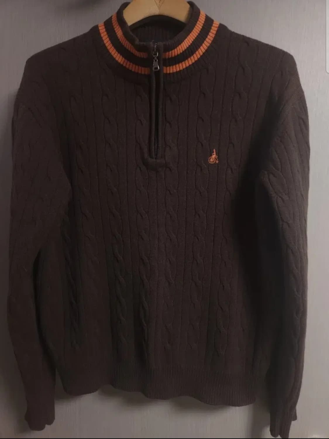 빈폴 하프집업 꽈베기 니트, XL 상품이미지1