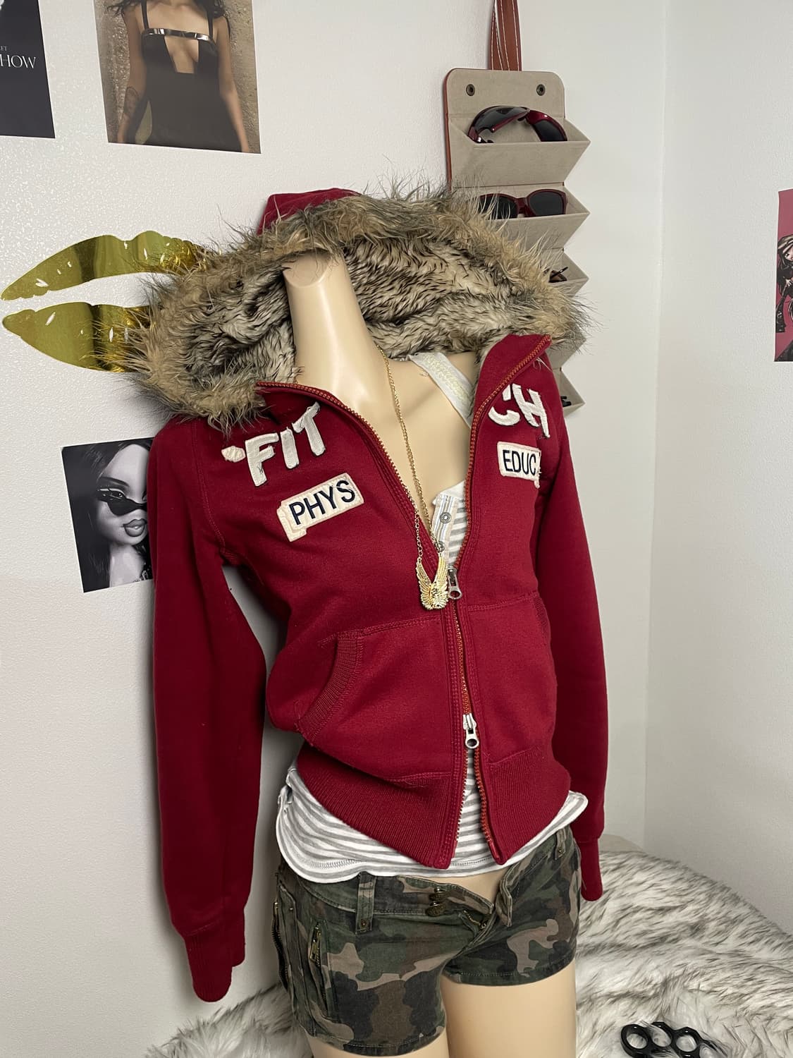 아베크롬비 울프죠 퍼 후드집업 상품이미지5