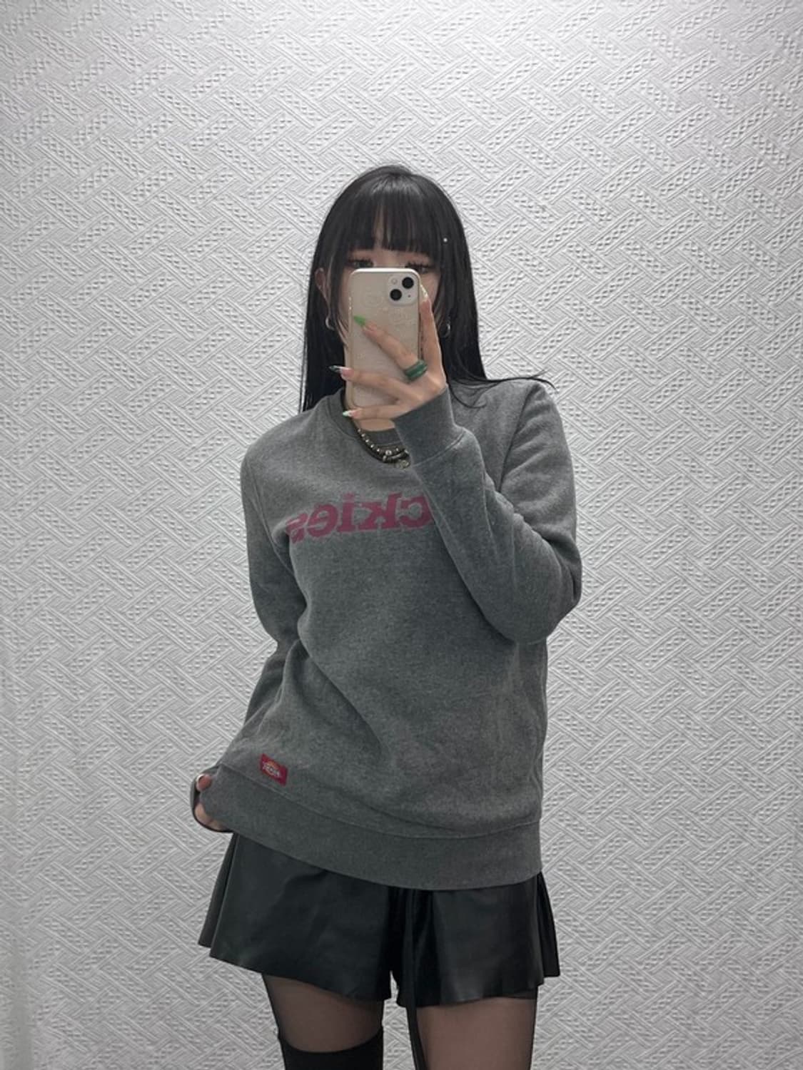 디키즈 올드스쿨 레트로 스펠로고 약기모 맨투맨 S/M C09291 상품이미지2