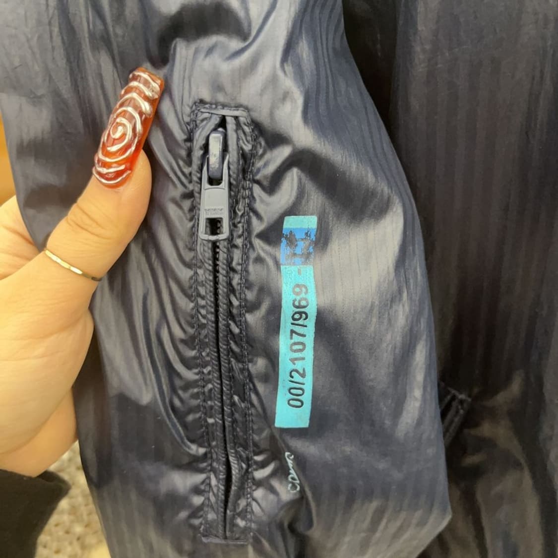 디젤 올드스쿨 빈티지 레이싱 바람막이 자켓 M C09516 상품이미지8