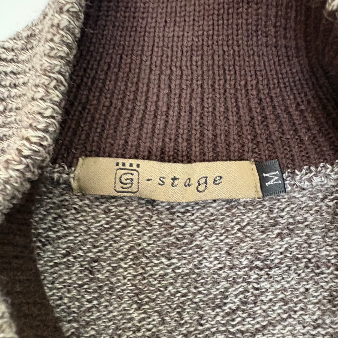 g-stage zip up sweater 상품이미지4