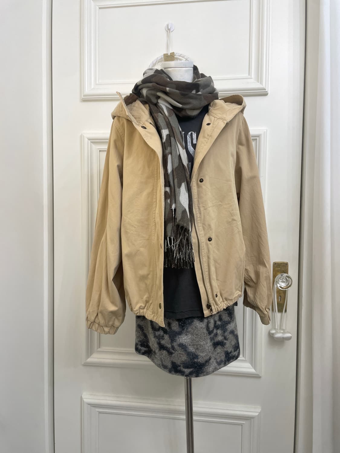 camo long warm scarf 상품이미지2