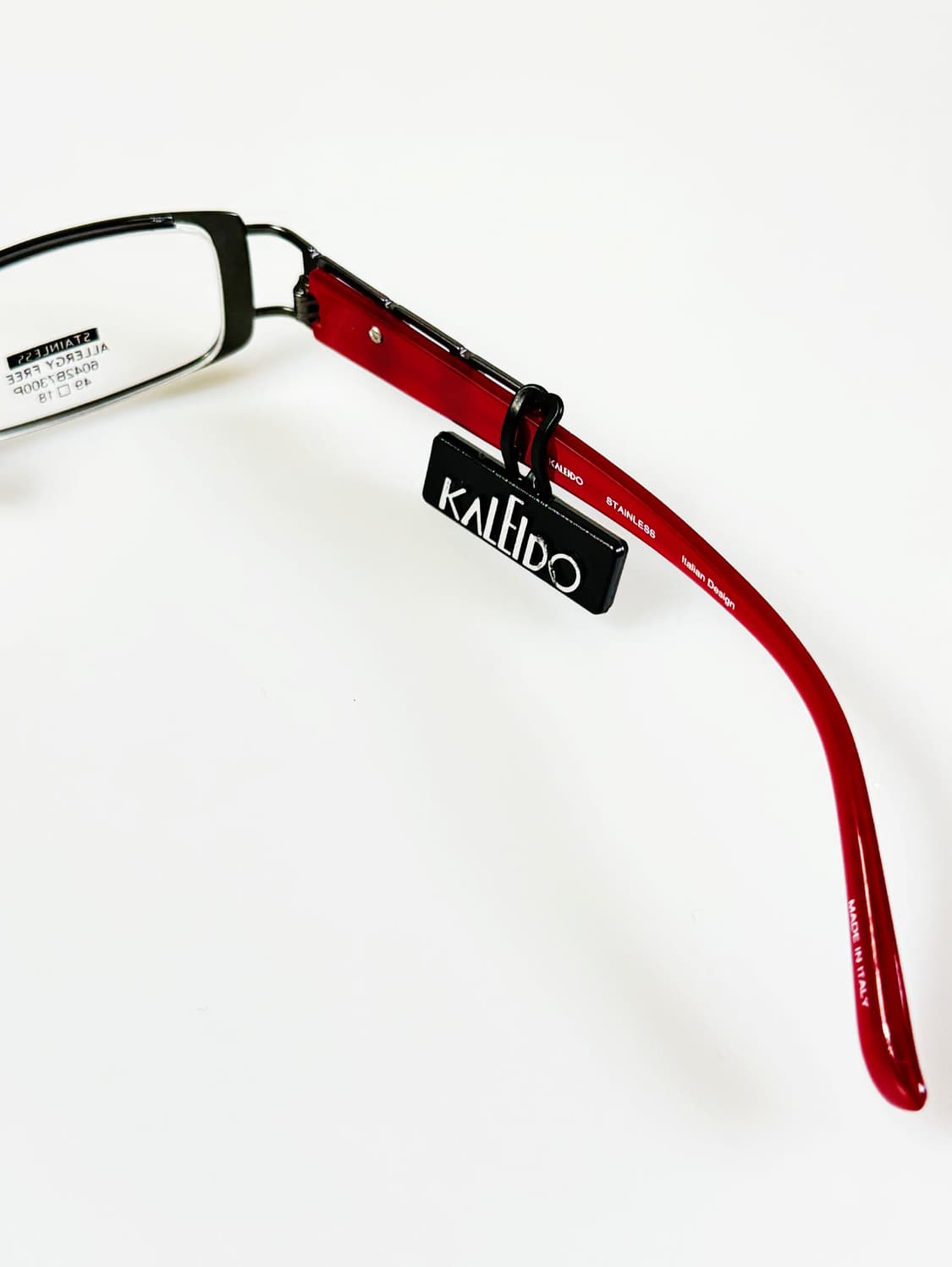90s KALEIDO 건메탈 슬림 스퀘어 빈티지 안경 상품이미지6