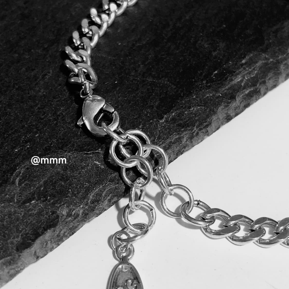 (Unisex) 빅 크로스 체인팔찌 상품이미지8