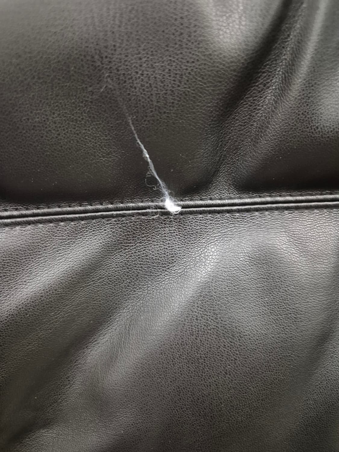 Agingccc 레더덕다운 패딩 M 블랙 상품이미지5