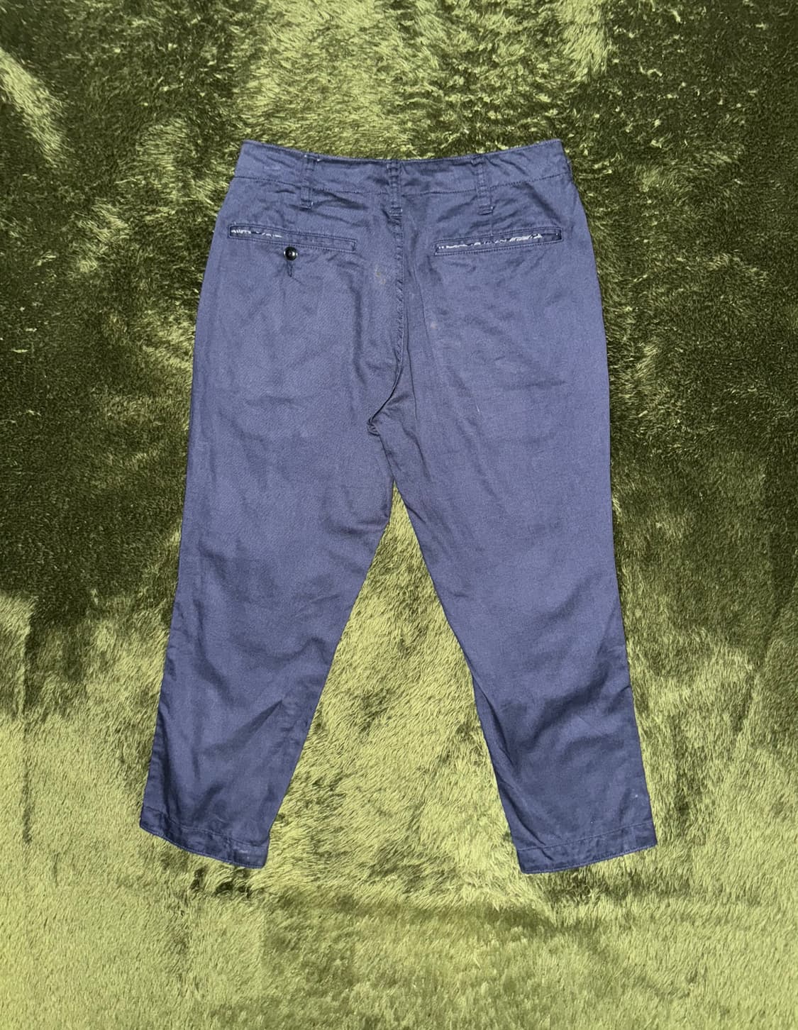 [S] Beams 빔즈 재팬 크롭 워시드 치노 팬츠 네이비 상품이미지6