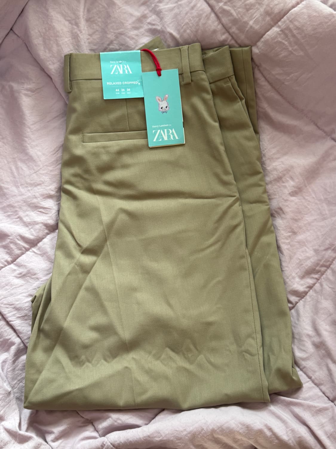 zara x harry lambert 릴렉스드 크롭 팬츠 상품이미지1