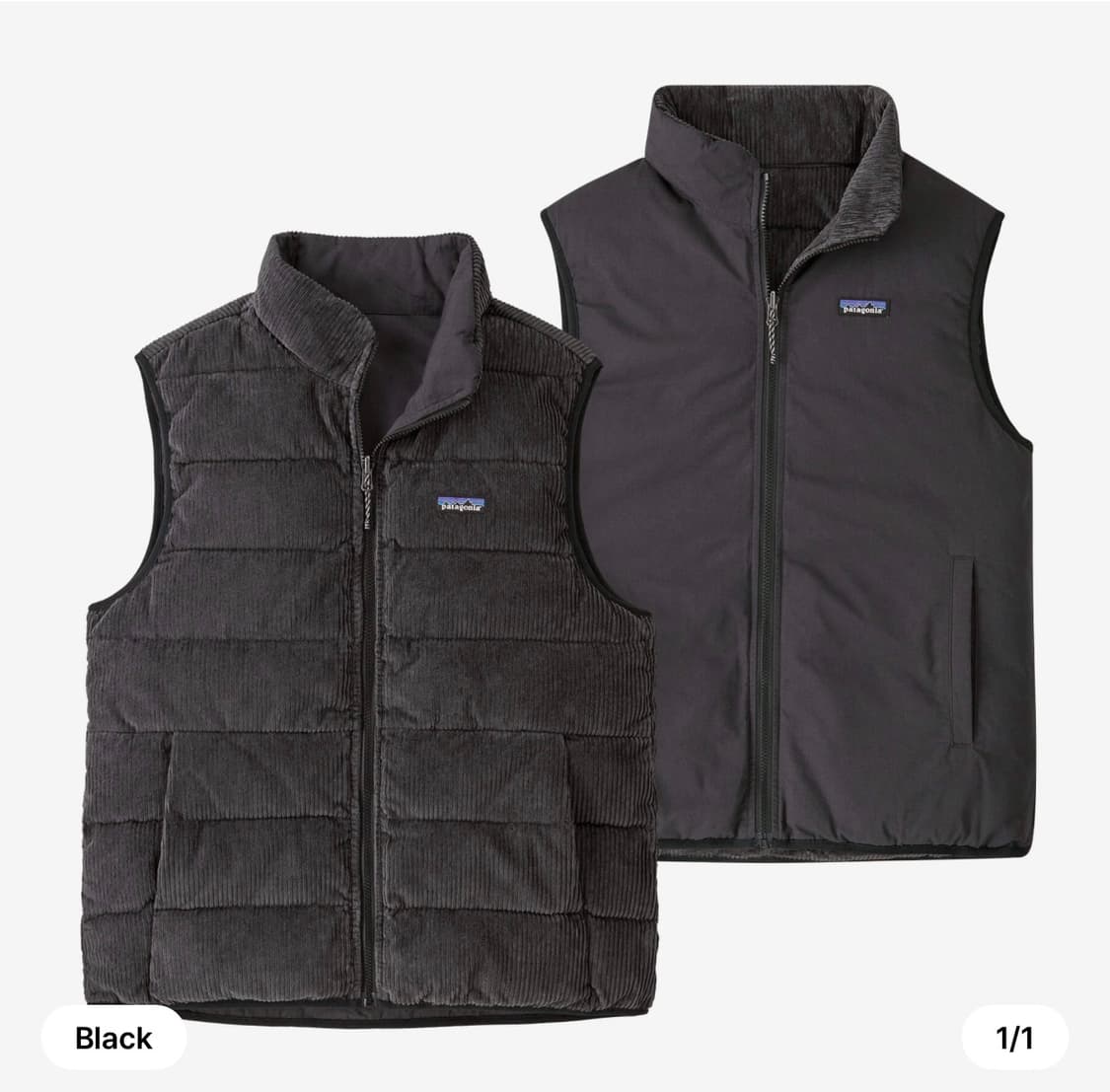 파타고니아 리버서블 코튼 다운 베스트 양면 조끼 XL 상품이미지1