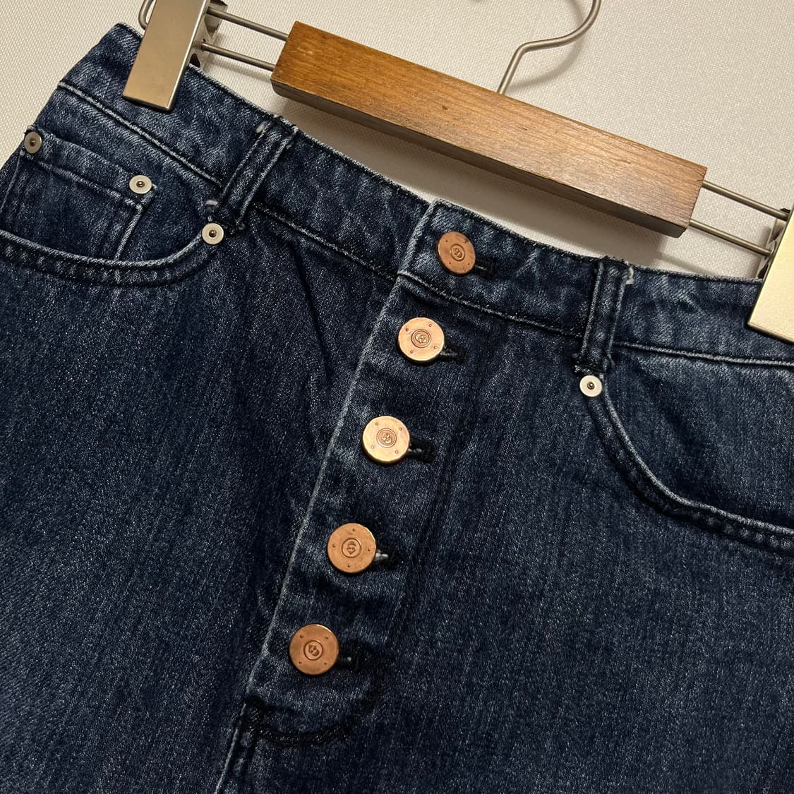 럭키슈에뜨 데님 스커트 36 상품이미지6