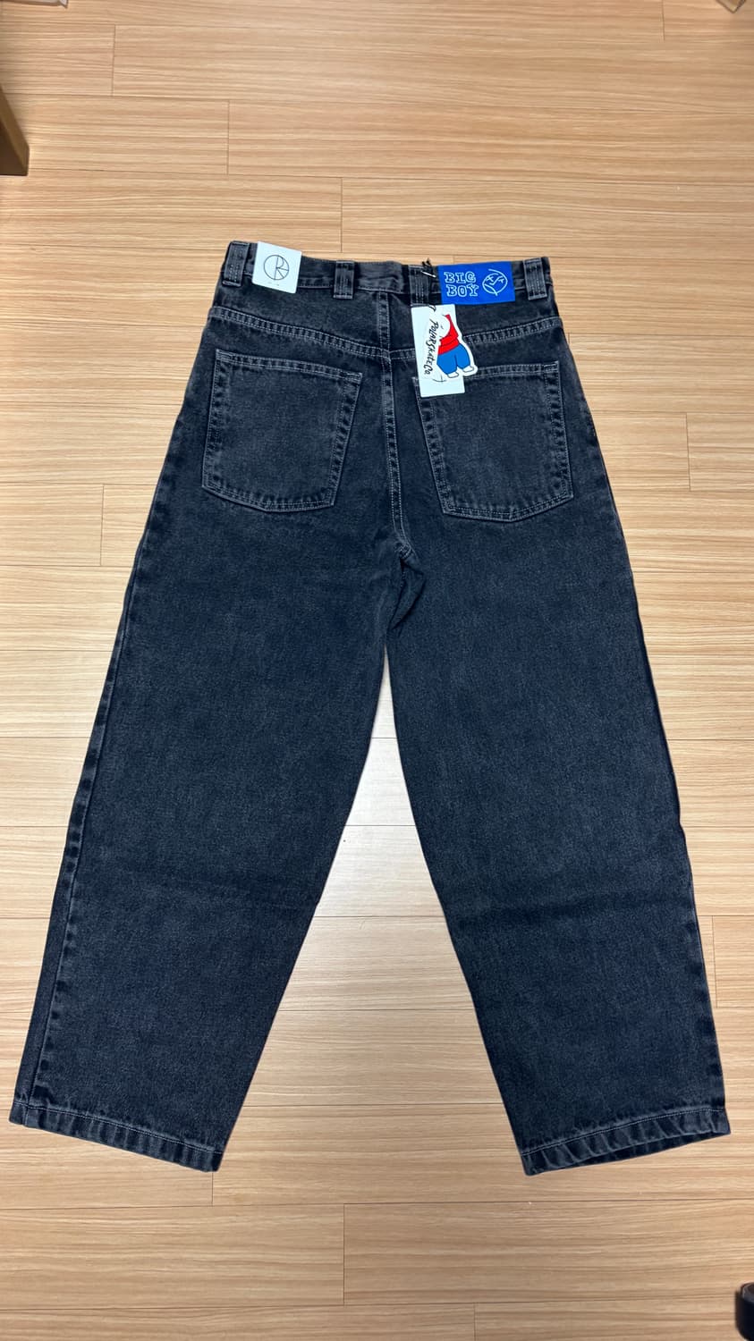 (새상품) 폴라 스케이트 빅보이 팬츠 실버블랙 상품이미지2