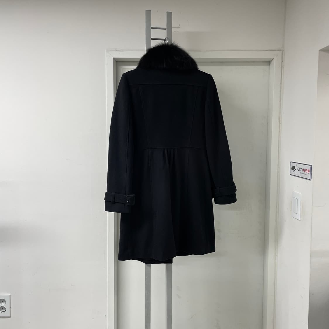 버버리 블랙 퍼 코트 6(W) 상품이미지8