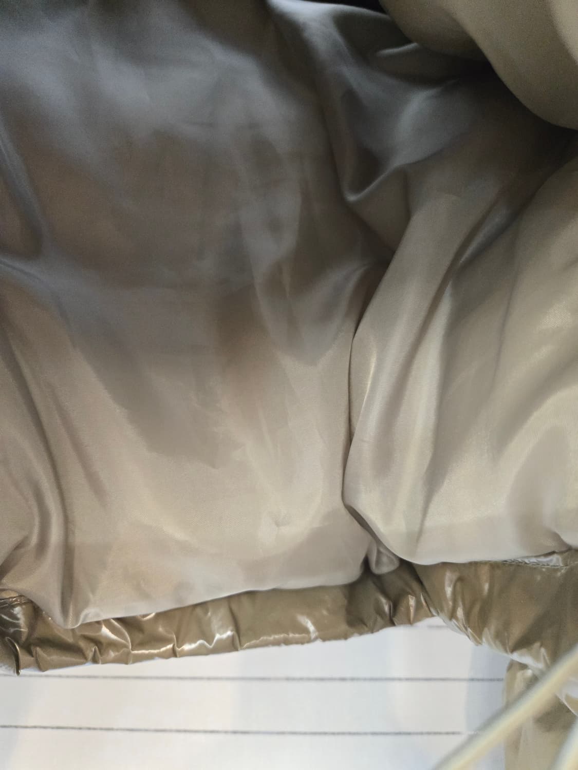 투톤 크롭 패딩 상품이미지4