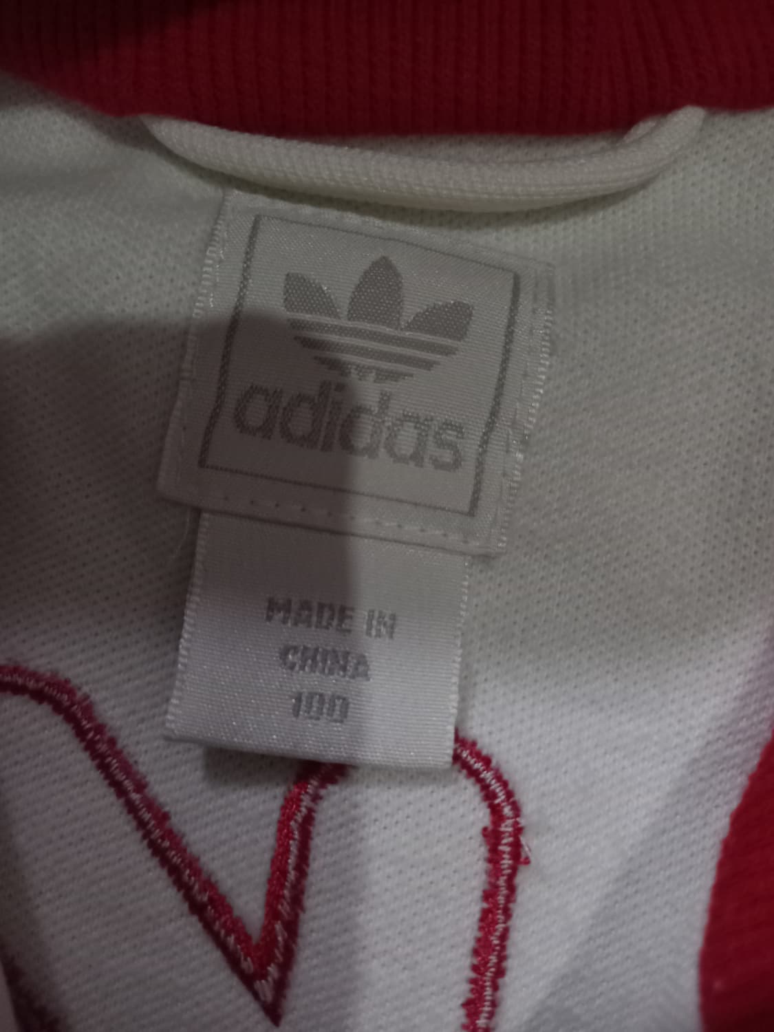 아디다스 도쿄 흰빨 화이트 저지 져지집업 100/L 상품이미지4