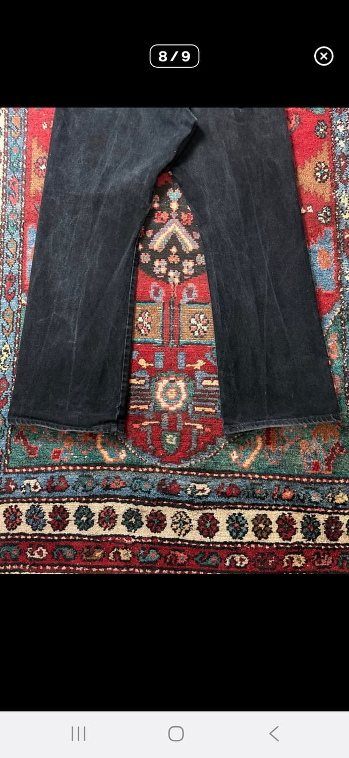 리바이스 517 부츠컷 블랙진 재판매 상품이미지7