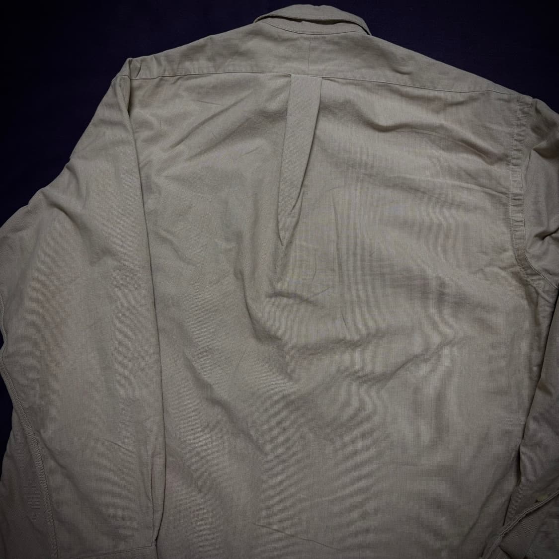 90s Ralph Lauren Big Shirt Beige Cotton 상품이미지8