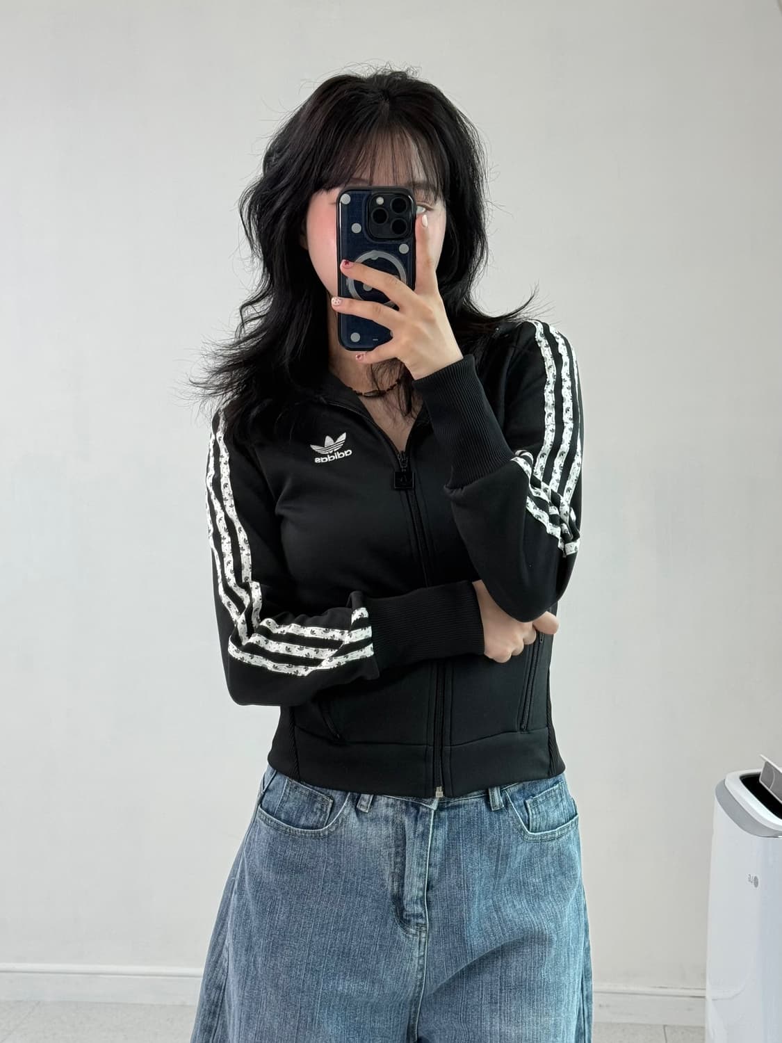 아디다스 테이프 후드 져지 상품이미지3