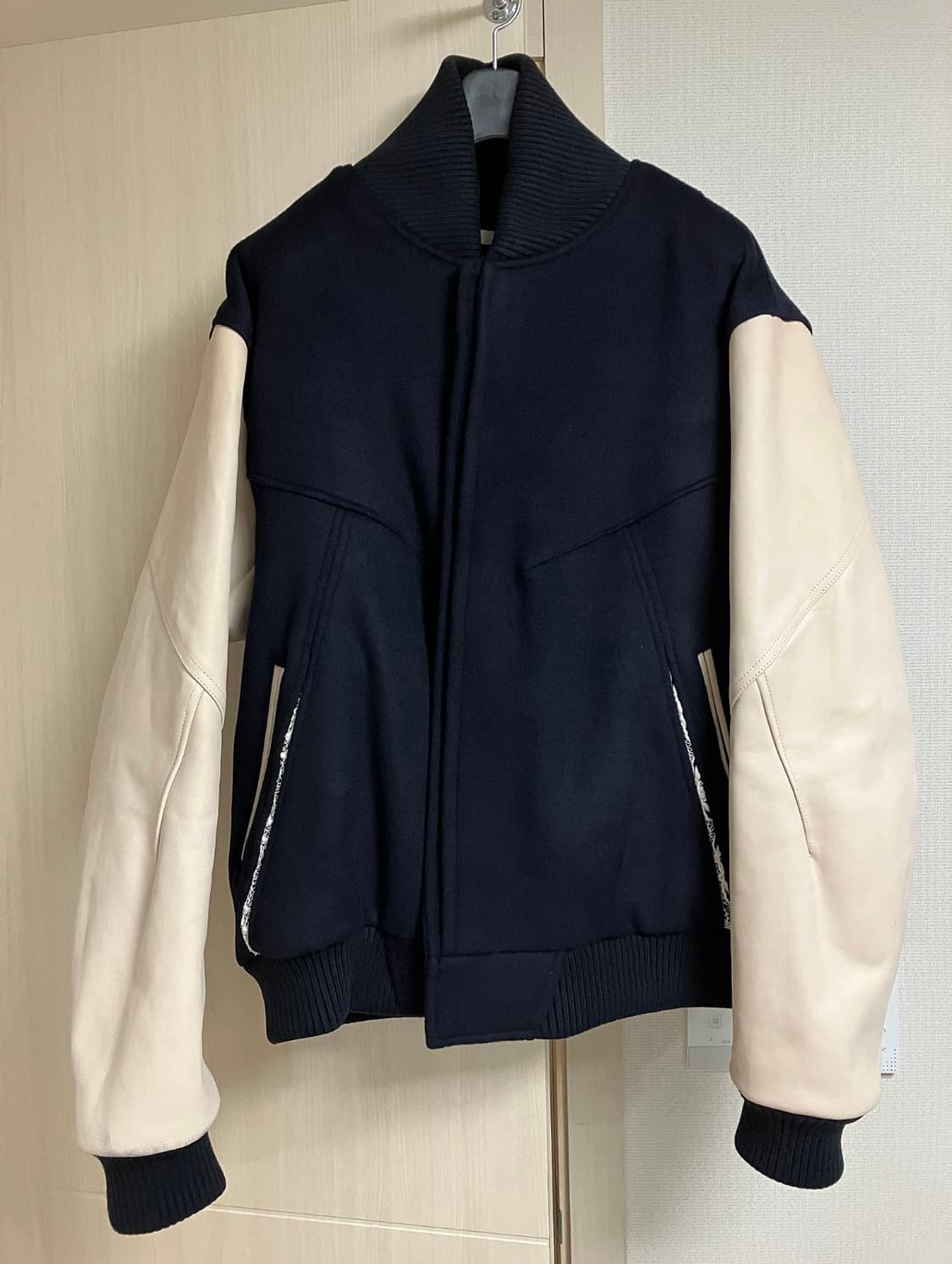 M 엑슬림 ep6 바시티 자켓 네이비  상품이미지1