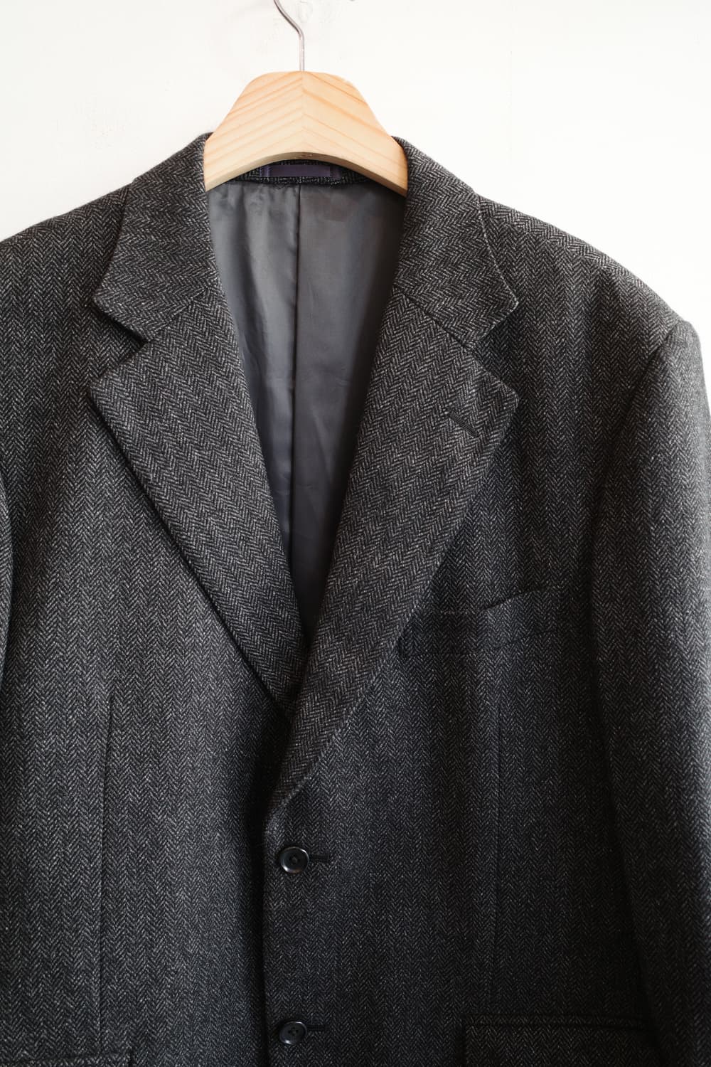 Japan brand 캐시미어100 헤링본 자켓 상품이미지2