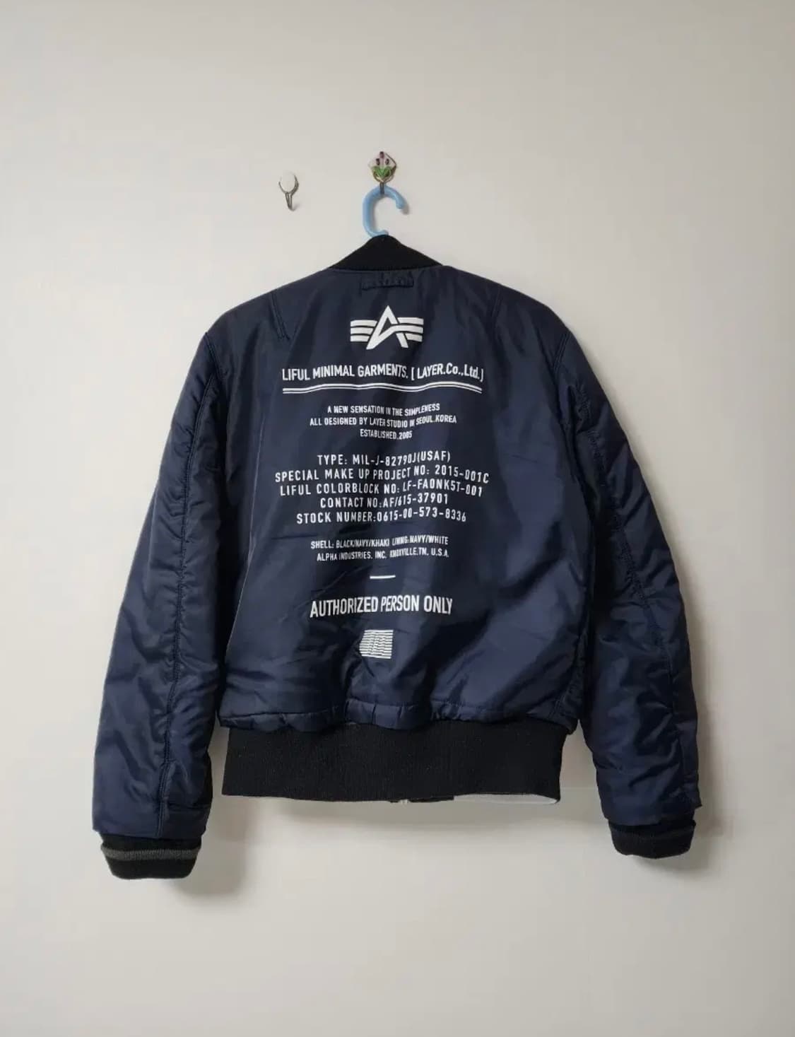 알파인더스트리 ma-1 리버시블 항공점퍼 상품이미지5