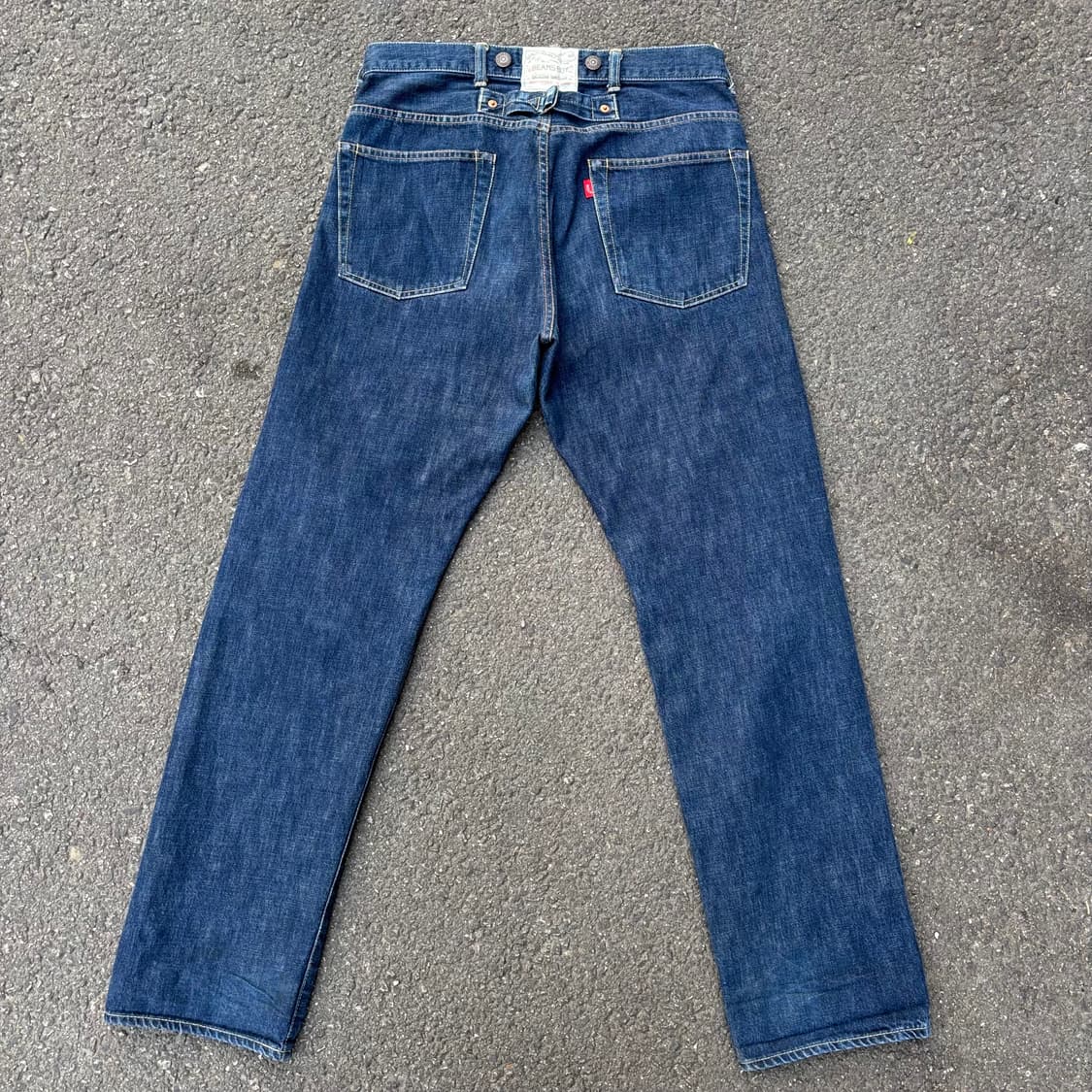 일본 빔즈 보이 신치백 셀비지 데님 팬츠 상품이미지5