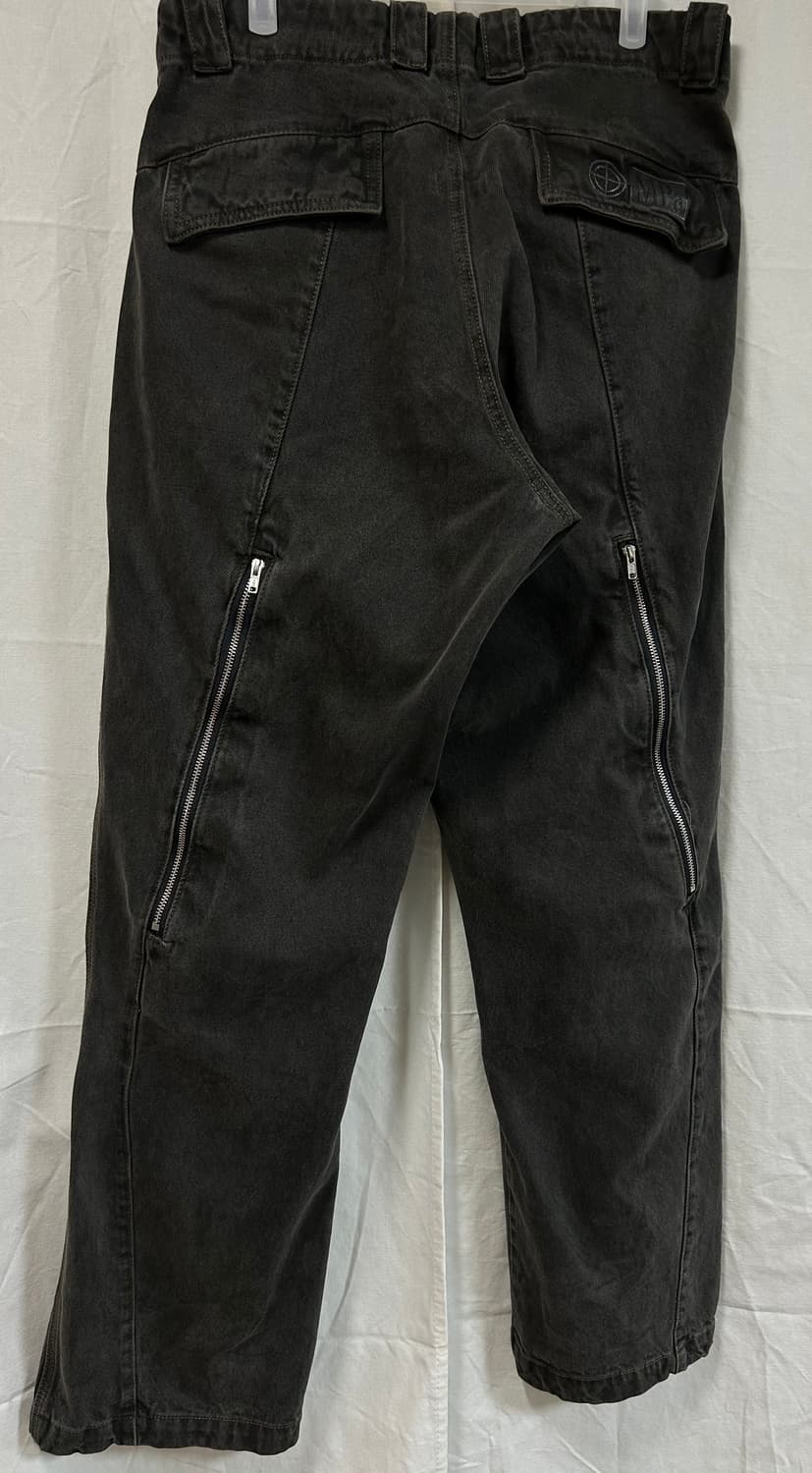 미발매) 플라스틱 프로덕트 웨이브 지퍼 팬츠 아스팔트 상품이미지3