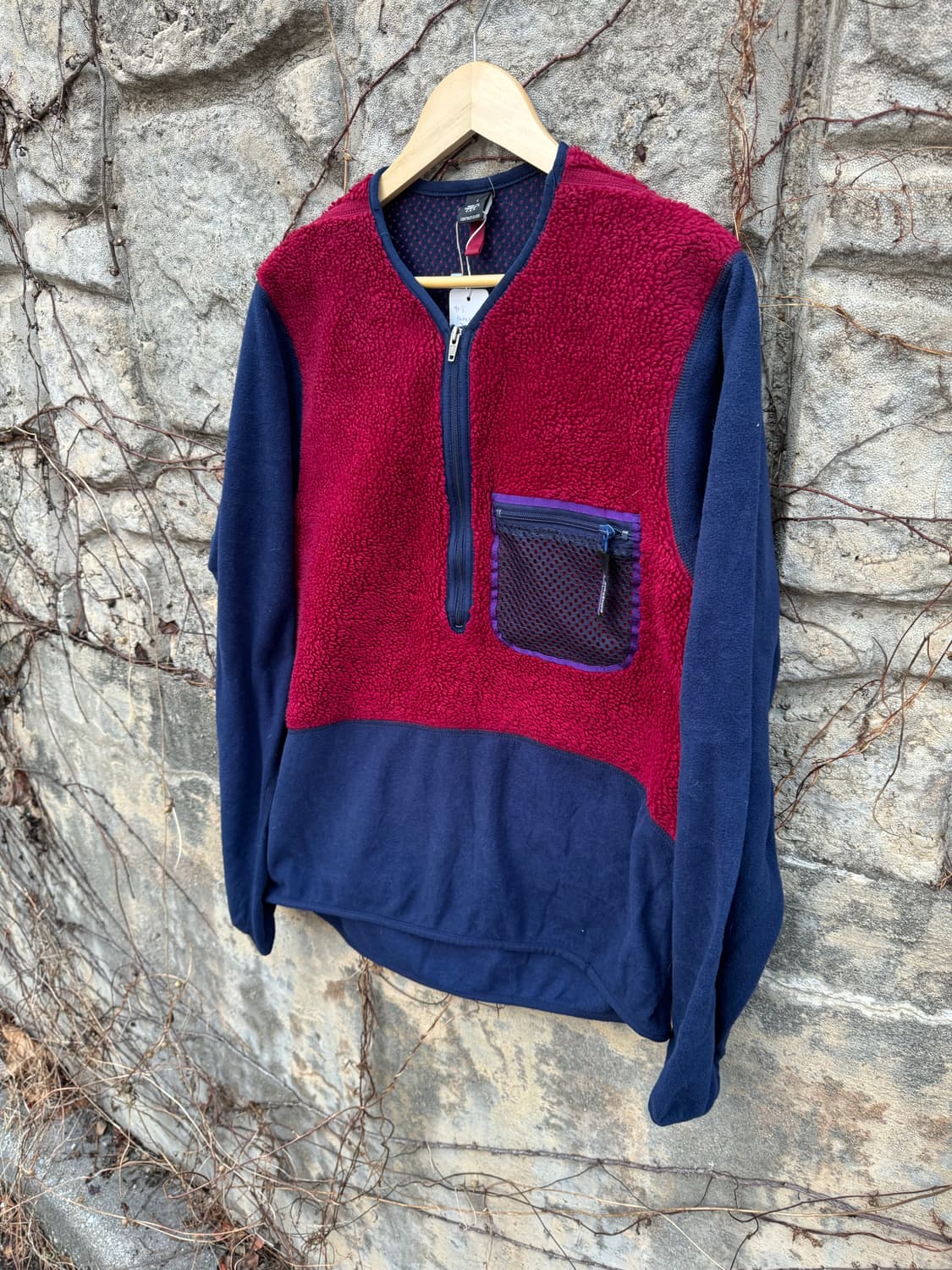 90s 파타고니아 usa 신칠라 딥파일 아쿠아퍼 풀오버 플리스 카약 상품이미지3
