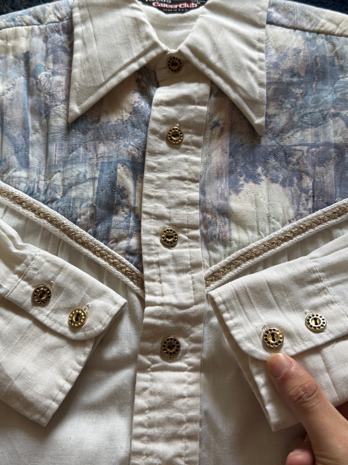 빈티지 70S USA CAREER CLUB Genesis Shirt 상품이미지6