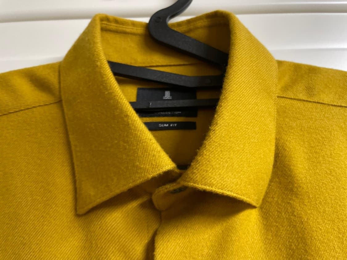 랑방 머스타드색 셔츠 상품이미지5