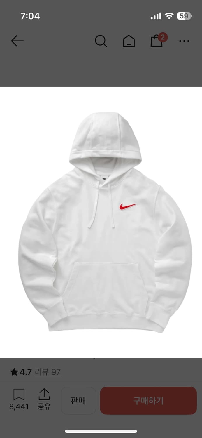 나이키 후드티M 상품이미지1