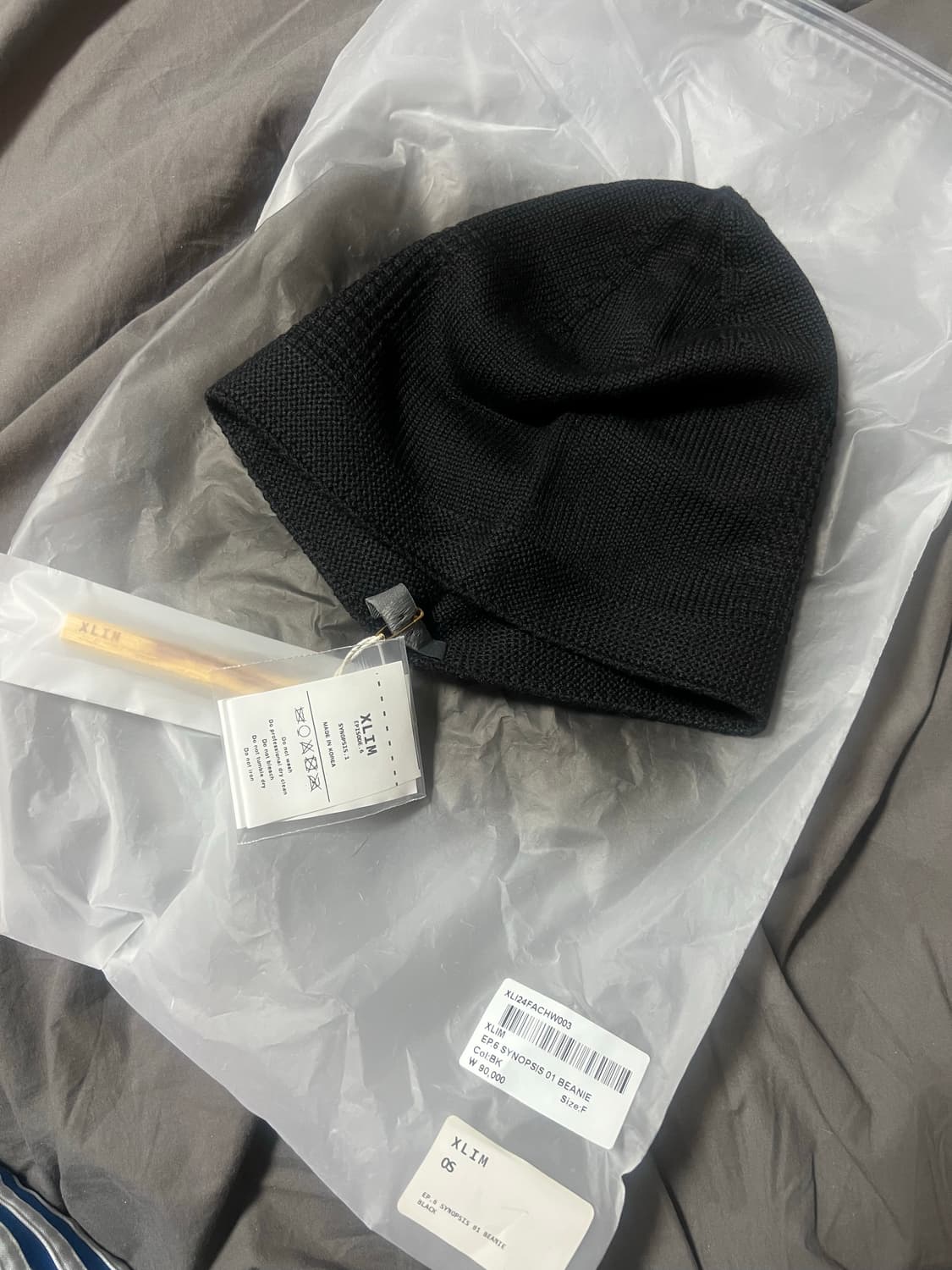 (새상품) 엑슬림 비니 블랙 ep6 시놉시스 01 상품이미지3