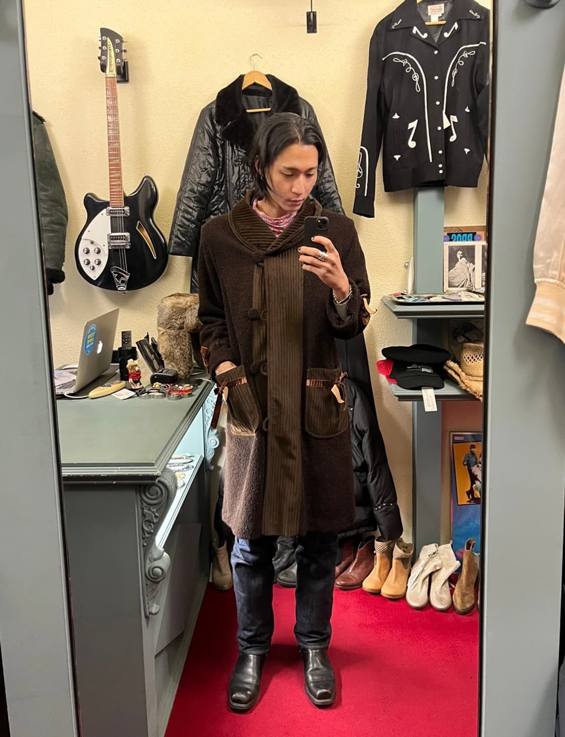 TEXTURED LONG COAT 상품이미지4