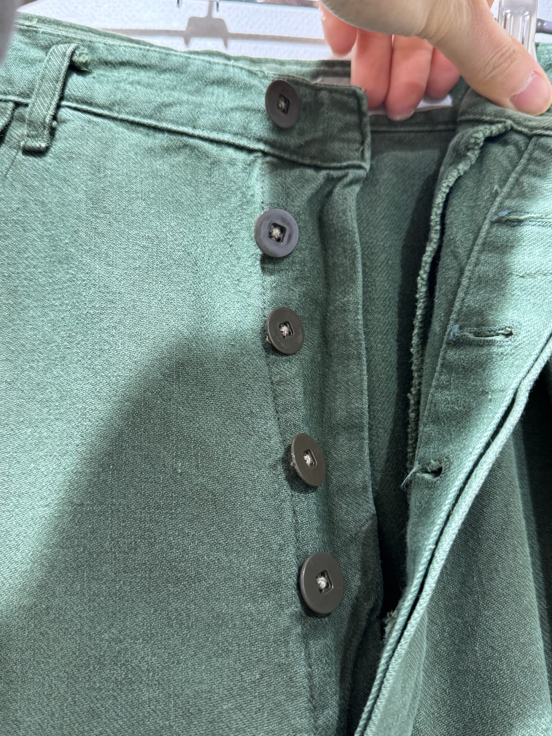 70s 스웨덴군 퍼티그 팬츠 상품이미지5